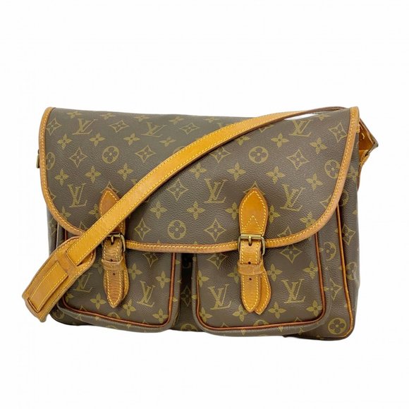 Louis Vuitton Monogram Gibessier GM Shoulder Bag M42249 Brown Women's P1092191 - Picture 1 of 10